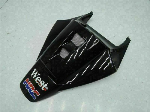 Schwarz West 04-05 Honda CBR1000RR Motorrad Verkleidung Schwarz West 04-05 Honda CBR1000RR Motorrad Verkleidung