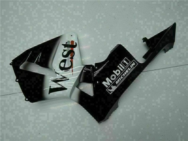 Schwarz West 05-06 Honda CBR600RR Motorrad Verkleidung Schwarz West 05-06 Honda CBR600RR Motorrad Verkleidung