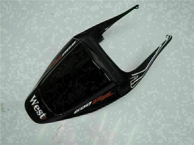 Schwarz West 05-06 Honda CBR600RR Motorrad Verkleidung Schwarz West 05-06 Honda CBR600RR Motorrad Verkleidung
