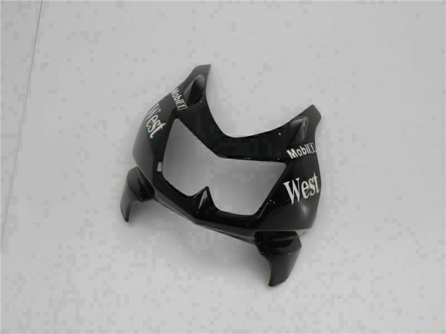 Schwarz West 08-12 Kawasaki EX250 Motorrad Verkleidung Schwarz West 08-12 Kawasaki EX250 Motorrad Verkleidung