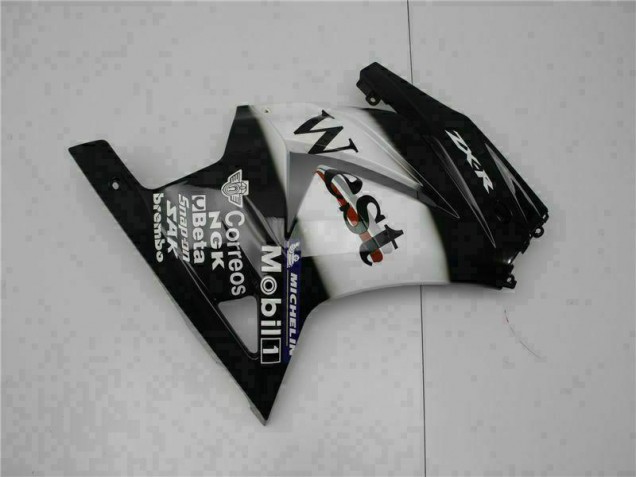 Schwarz West 08-12 Kawasaki EX250 Motorrad Verkleidung Schwarz West 08-12 Kawasaki EX250 Motorrad Verkleidung