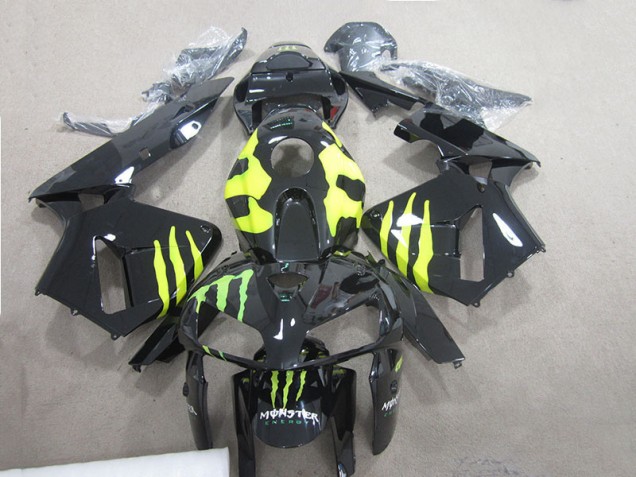 Schwarz grünes Monster 05-06 Honda CBR600RR Motorrad Verkleidung Schwarz grünes Monster 05-06 Honda CBR600RR Motorrad Verkleidung