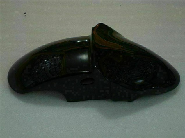 Schwarz mit Blaur Flamme 00-02 Kawasaki ZX6R Motorrad Verkleidung Schwarz mit Blaur Flamme 00-02 Kawasaki ZX6R Motorrad Verkleidung