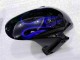Schwarz mit Blaur Flamme 03-04 Honda CBR600RR Motorrad Verkleidung Schwarz mit Blaur Flamme 03-04 Honda CBR600RR Motorrad Verkleidung