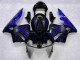 Schwarz mit Blaur Flamme 03-04 Honda CBR600RR Motorrad Verkleidung Schwarz mit Blaur Flamme 03-04 Honda CBR600RR Motorrad Verkleidung