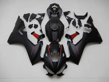 Schwarz mit roter Fireblade 17-20 Honda CBR1000RR Motorrad Verkleidung