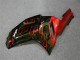 Schwarz rote Flamme 07-08 Kawasaki ZX6R Motorrad Verkleidung Schwarz rote Flamme 07-08 Kawasaki ZX6R Motorrad Verkleidung