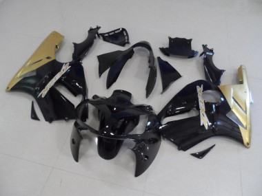 Schwarz und Gold 02-06 Kawasaki ZX12R Motorrad Verkleidung