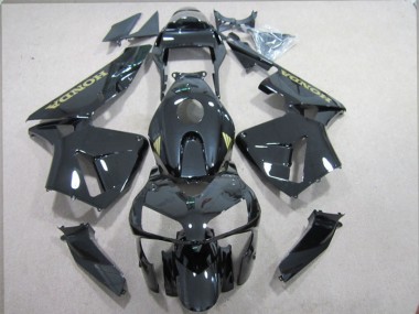 Schwarz und Gold Aufkleber 03-04 Honda CBR600RR Motorrad Verkleidung