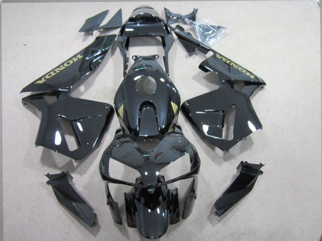 Schwarz und Gold Aufkleber 03-04 Honda CBR600RR Motorrad Verkleidung Schwarz und Gold Aufkleber 03-04 Honda CBR600RR Motorrad Verkleidung