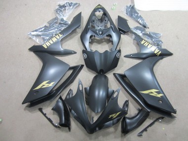Schwarz und Gold Aufkleber 07-08 Yamaha YZF R1 Motorrad Verkleidung