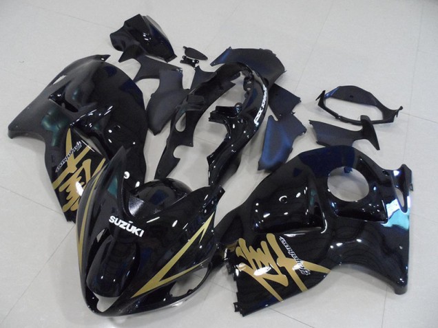 Schwarz und Gold Aufkleber 96-07 Suzuki GSXR 1300 Hayabusa Motorrad Verkleidung Schwarz und Gold Aufkleber 96-07 Suzuki GSXR 1300 Hayabusa Motorrad Verkleidung