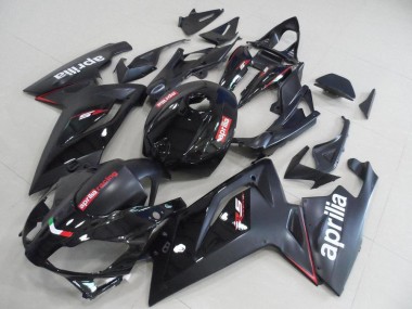Schwarz und Matt Schwarz 06-11 Aprilia RS125 Motorrad Verkleidung