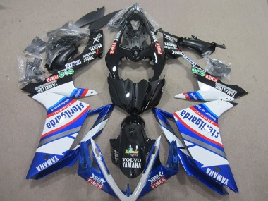 Schwarz weißes Sterilgarda 07-08 Yamaha YZF R1 Motorrad Verkleidung
