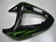 Schwarze grüne Flamme 06-07 Kawasaki ZX10R Motorrad Verkleidung Schwarze grüne Flamme 06-07 Kawasaki ZX10R Motorrad Verkleidung