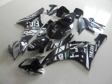 Schwarzer Fiat 06-07 Yamaha YZF R6 Motorrad Verkleidung