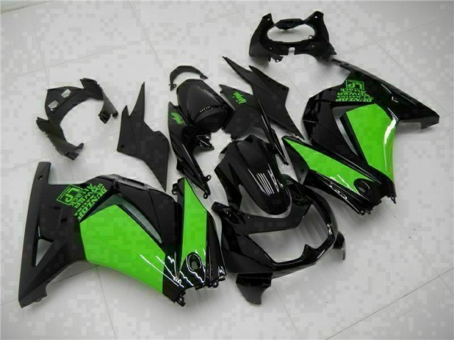 Schwarzer Grün Ninja 08-12 Kawasaki EX250 Motorrad Verkleidung