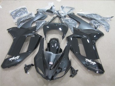 Schwarzer Ninja 07-08 Kawasaki ZX6R Motorrad Verkleidung