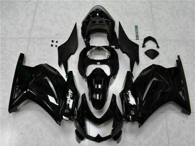 Schwarzer Ninja 08-12 Kawasaki EX250 Motorrad Verkleidung