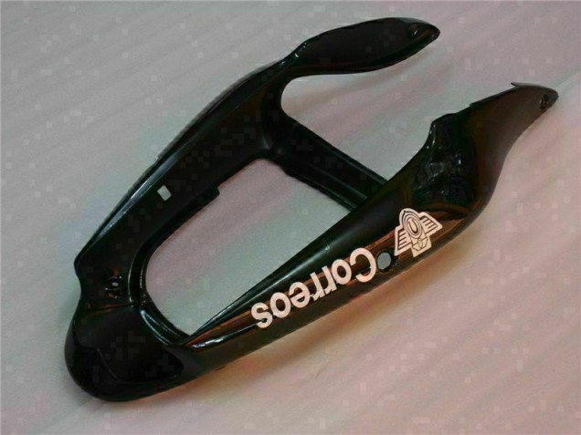 Schwarzer West Ninja 00-02 Kawasaki ZX6R Motorrad Verkleidung Schwarzer West Ninja 00-02 Kawasaki ZX6R Motorrad Verkleidung
