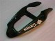 Schwarzer West Ninja 00-02 Kawasaki ZX6R Motorrad Verkleidung Schwarzer West Ninja 00-02 Kawasaki ZX6R Motorrad Verkleidung