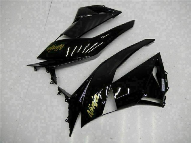 Schwarzgold Ninja 09-12 Kawasaki ZX6R Motorrad Verkleidung Schwarzgold Ninja 09-12 Kawasaki ZX6R Motorrad Verkleidung