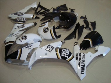 Schwarzgold Weiß 04-06 Yamaha YZF R1 Motorrad Verkleidung