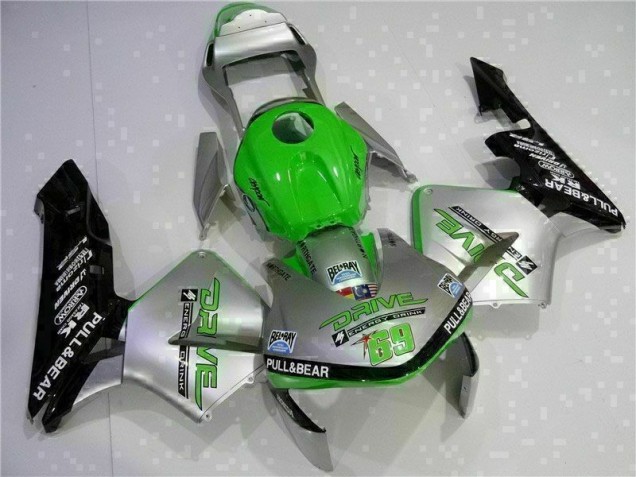 Silber 03-04 Honda CBR600RR Motorrad Verkleidung Silber 03-04 Honda CBR600RR Motorrad Verkleidung