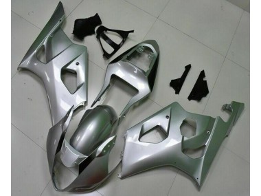 Silber 03-04 Suzuki GSXR 1000 Motorrad Verkleidung Komplett Sets