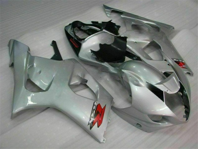 Silber 03-04 Suzuki GSXR 1000 Motorrad Verkleidung & Plastik Silber 03-04 Suzuki GSXR 1000 Motorrad Verkleidung & Plastik
