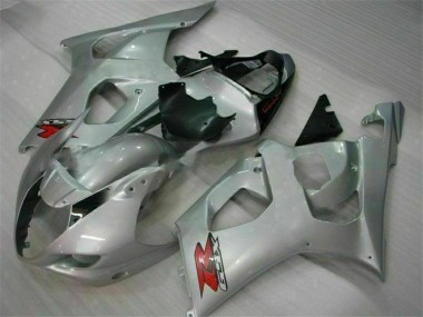 Silber 03-04 Suzuki GSXR 1000 Motorrad Verkleidung & Plastik