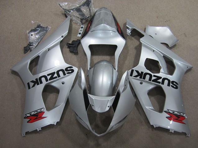 Silber 03-04 Suzuki GSXR 1000 Motorrad Verkleidungen Silber 03-04 Suzuki GSXR 1000 Motorrad Verkleidungen