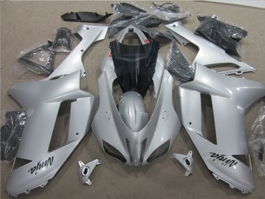 Silber 07-08 Kawasaki ZX6R Motorrad Verkleidungen