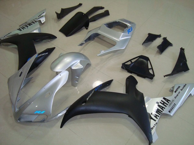 Silber Blau 02-03 Yamaha YZF R1 Motorrad Verkleidung Silber Blau 02-03 Yamaha YZF R1 Motorrad Verkleidung