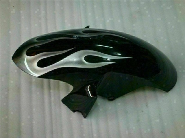 Silber Flamme Schwarz 06-07 Yamaha YZF R6 Motorrad Verkleidung Silber Flamme Schwarz 06-07 Yamaha YZF R6 Motorrad Verkleidung