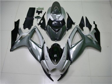 Silber Grau 06-07 Suzuki GSXR 600/750 Motorrad Verkleidungen