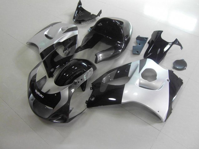 Silber Grau Kein Aufkleber 96-00 Suzuki GSXR 600 Motorrad Verkleidung Silber Grau Kein Aufkleber 96-00 Suzuki GSXR 600 Motorrad Verkleidung
