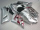 Silber Rot Flammen 05-06 Kawasaki ZX6R Motorrad Verkleidung Silber Rot Flammen 05-06 Kawasaki ZX6R Motorrad Verkleidung
