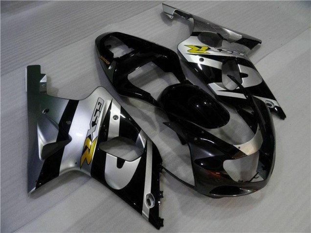 Silber Schwarz 00-02 Suzuki GSXR 1000 Motorrad Verkleidung Silber Schwarz 00-02 Suzuki GSXR 1000 Motorrad Verkleidung