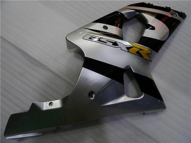 Silber Schwarz 00-02 Suzuki GSXR 1000 Motorrad Verkleidung Silber Schwarz 00-02 Suzuki GSXR 1000 Motorrad Verkleidung