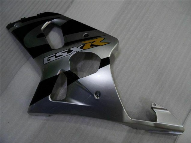 Silber Schwarz 00-02 Suzuki GSXR 1000 Motorrad Verkleidung Silber Schwarz 00-02 Suzuki GSXR 1000 Motorrad Verkleidung