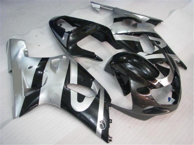 Silber Schwarz 01-03 Suzuki GSXR 600/750 Motorrad Verkleidung