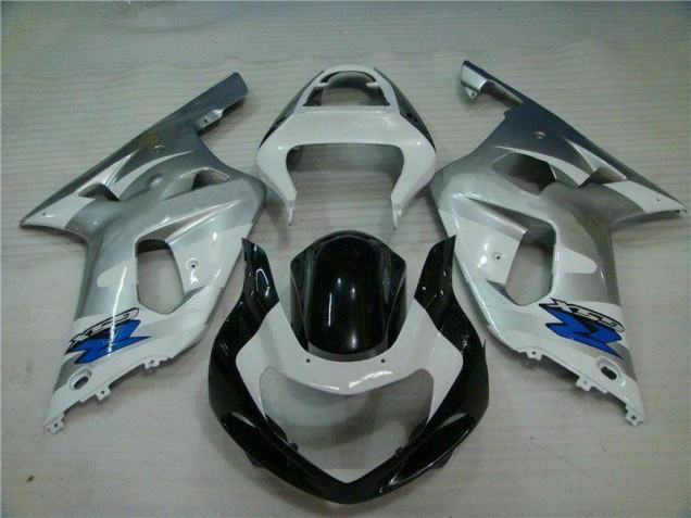 Silber Schwarz 01-03 Suzuki GSXR 600/750 Motorrad Verkleidungen Silber Schwarz 01-03 Suzuki GSXR 600/750 Motorrad Verkleidungen
