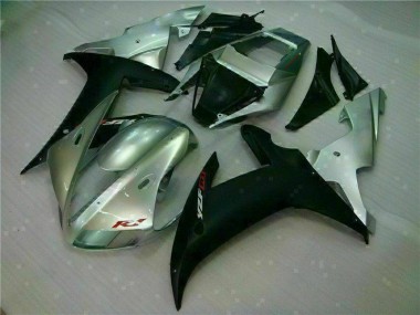 Silber Schwarz 02-03 Yamaha YZF R1 Motorrad Verkleidung