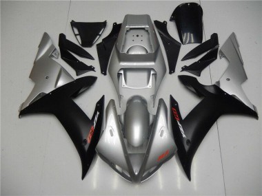 Silber Schwarz 02-03 Yamaha YZF R1 Motorrad Verkleidungen