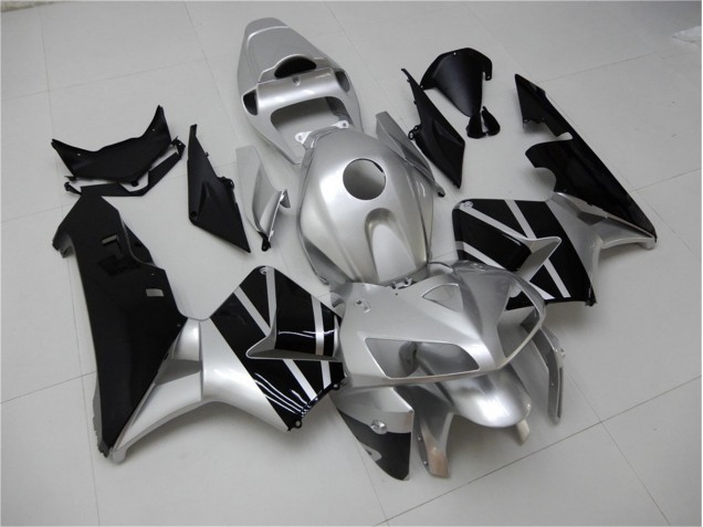 Silber Schwarz 05-06 Honda CBR600RR Motorrad Verkleidung Silber Schwarz 05-06 Honda CBR600RR Motorrad Verkleidung