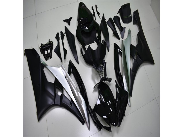 Silber Schwarz 06-07 Yamaha YZF R6 Motorrad Verkleidungen Silber Schwarz 06-07 Yamaha YZF R6 Motorrad Verkleidungen