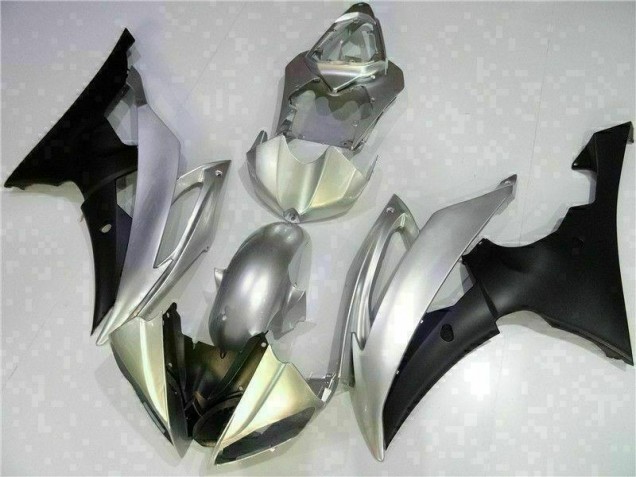 Silber Schwarz 08-16 Yamaha YZF R6 Motorrad Verkleidung Silber Schwarz 08-16 Yamaha YZF R6 Motorrad Verkleidung