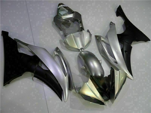 Silber Schwarz 08-16 Yamaha YZF R6 Motorrad Verkleidung Silber Schwarz 08-16 Yamaha YZF R6 Motorrad Verkleidung