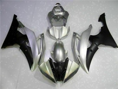 Silber Schwarz 08-16 Yamaha YZF R6 Motorrad Verkleidung